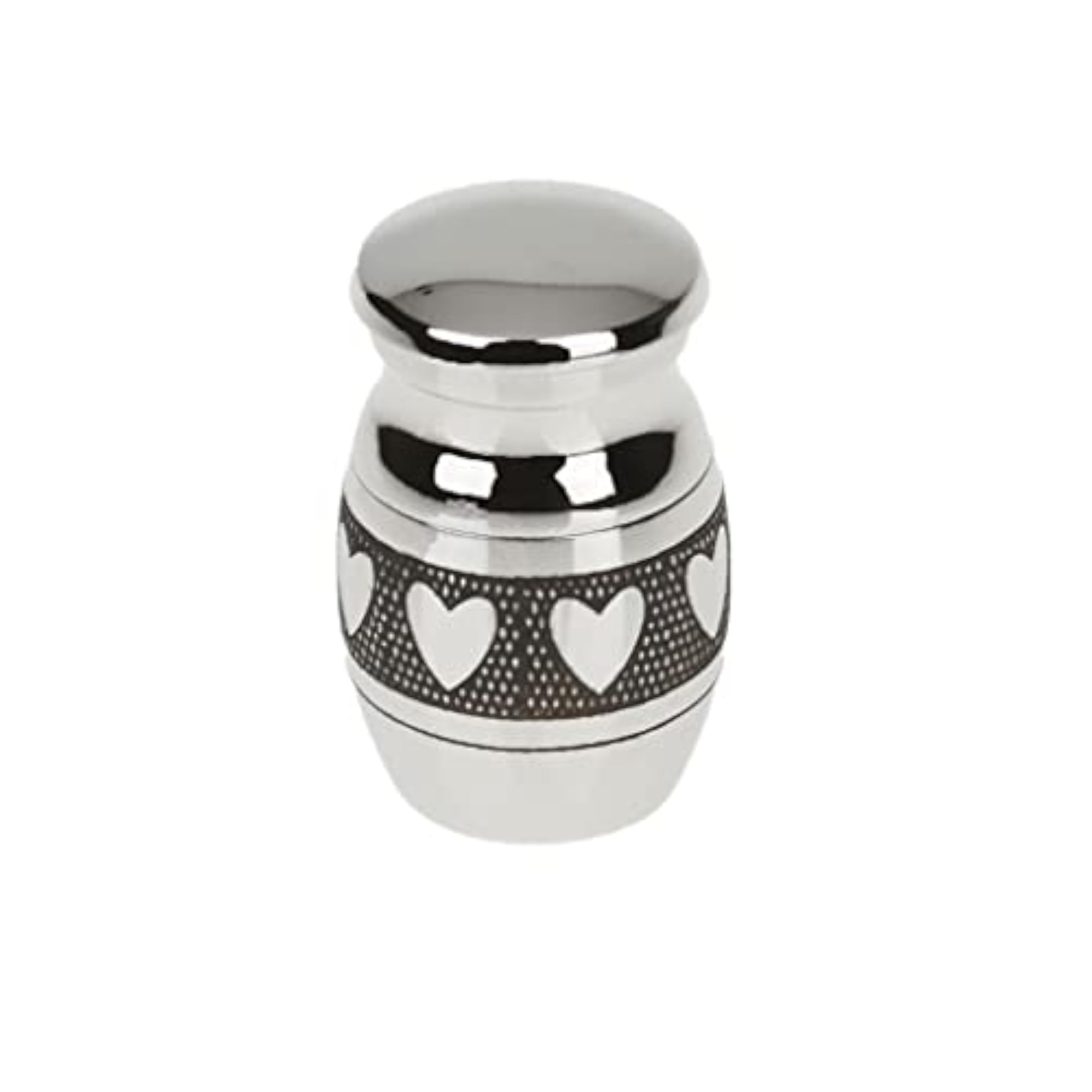 2pcs Love Heart Keepsake Cremation Ashes Urn Container